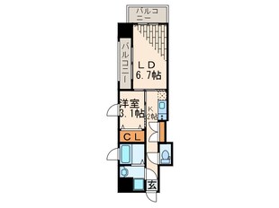 アガスティーア薬院の物件間取画像